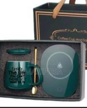 Electric Heating Pad With Ceramic Mug