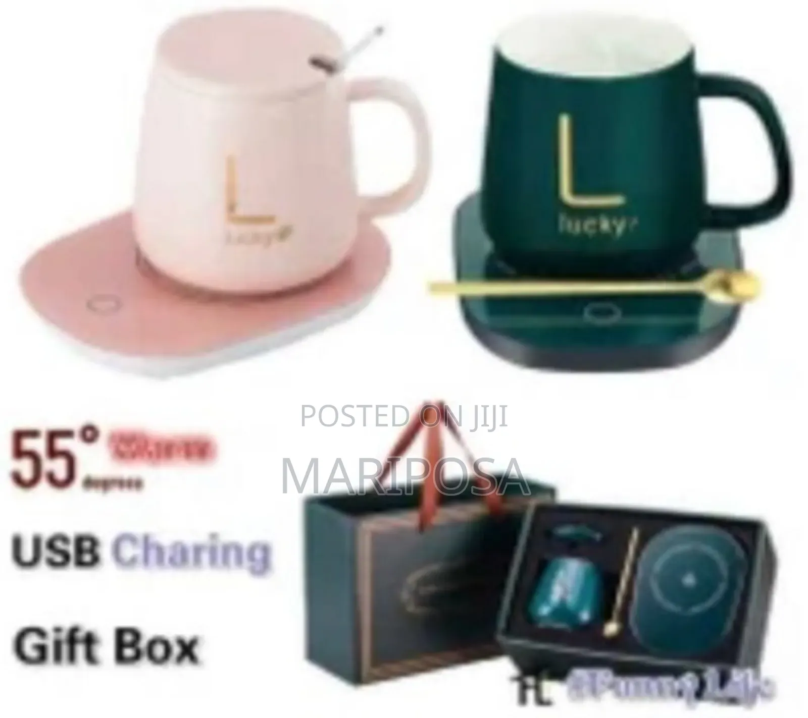 Electric Heating Pad With Ceramic Mug