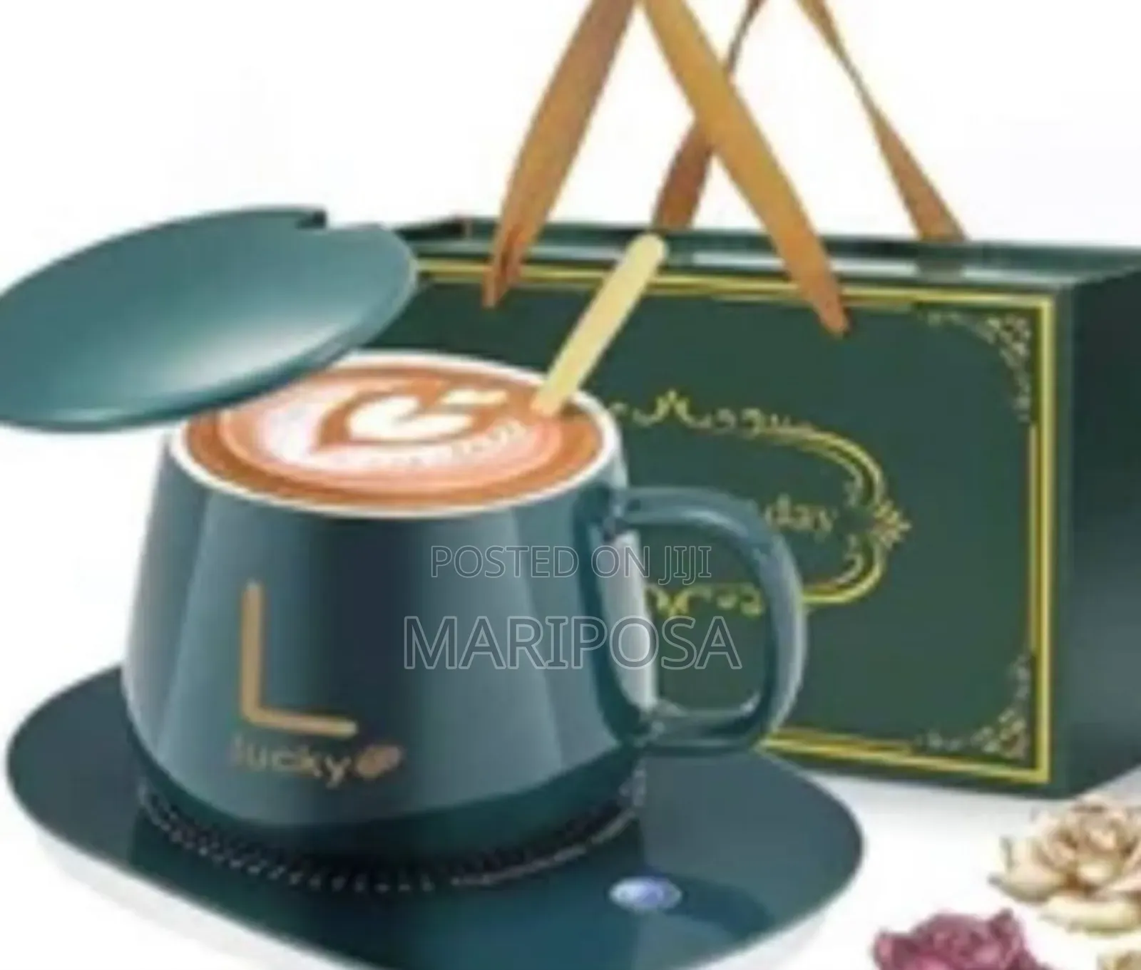 Electric Heating Pad With Ceramic Mug