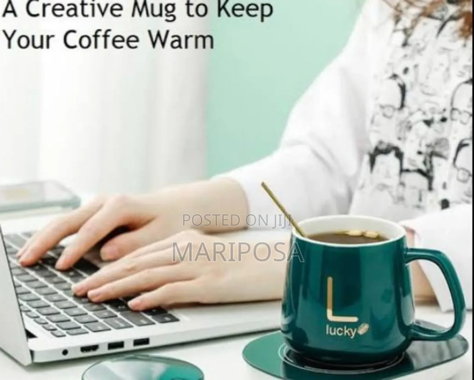 Electric Heating Pad With Ceramic Mug