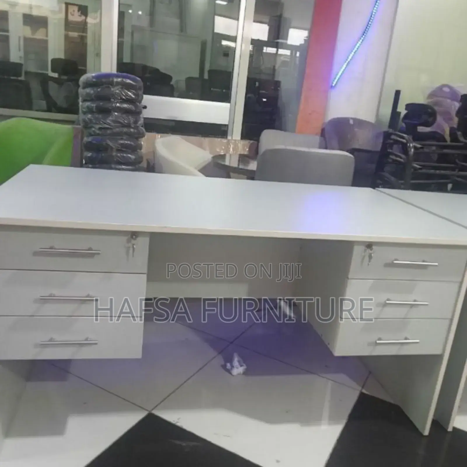 Double Pedestal Table 1.60cm