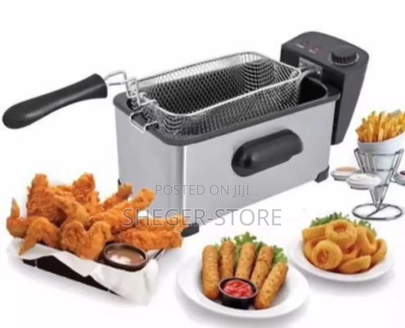 Orginal Sokany Deep Oil Fryer ( አሳንቡሳ፣ ቺብስ፣ ዓሳ፣ ስጋ እና መሰል ምግቦችን መጥበሻ)