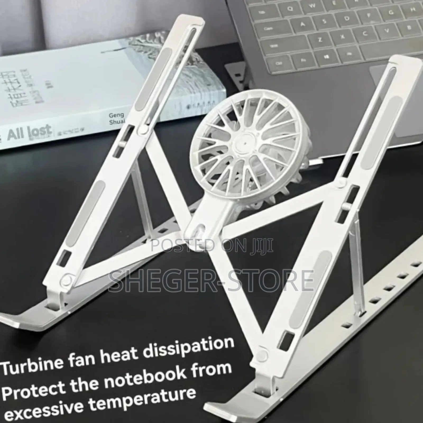 Quality And Durable Mini Laptop Stand With Fan.