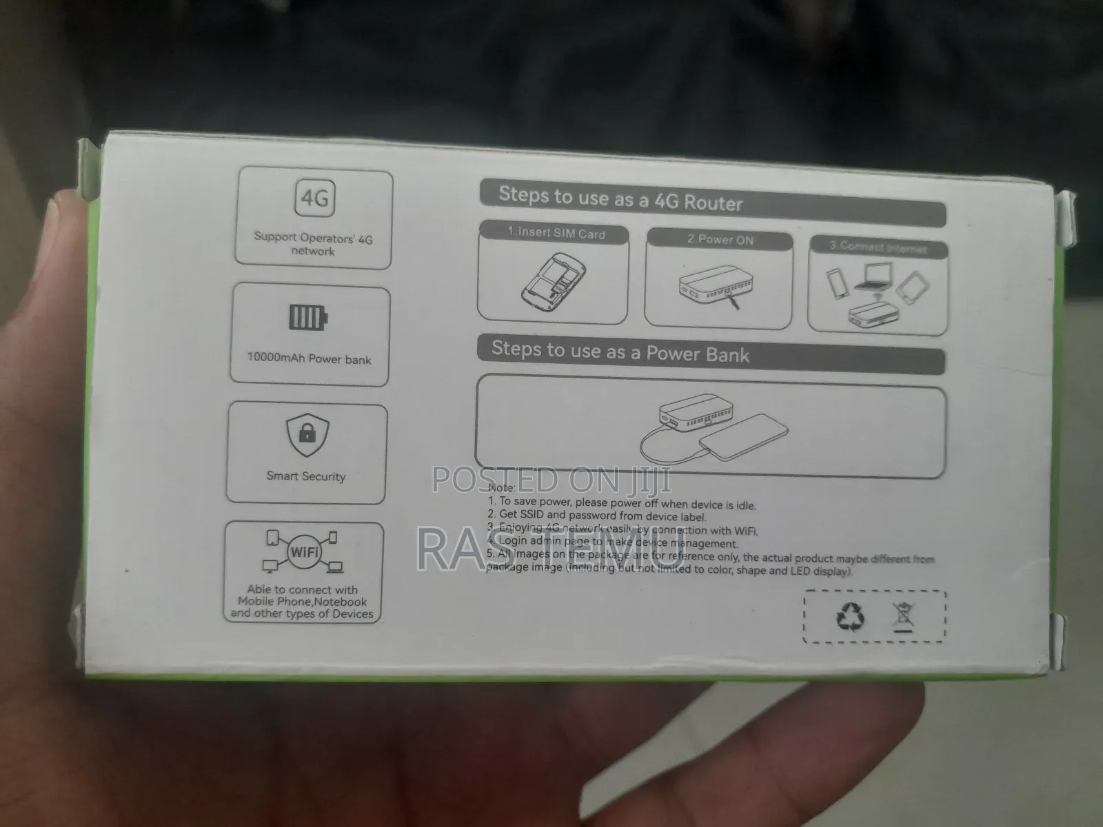 4g Lte Mobile Wireless Router and 10000mah Power Bank