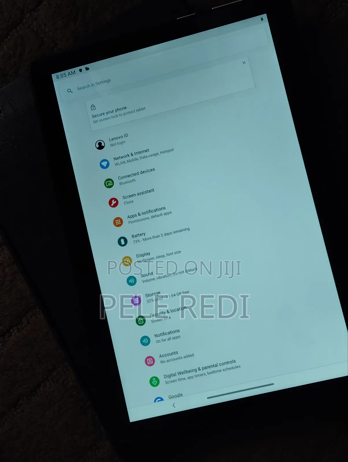 New Lenovo Tab M10 32 GB Black