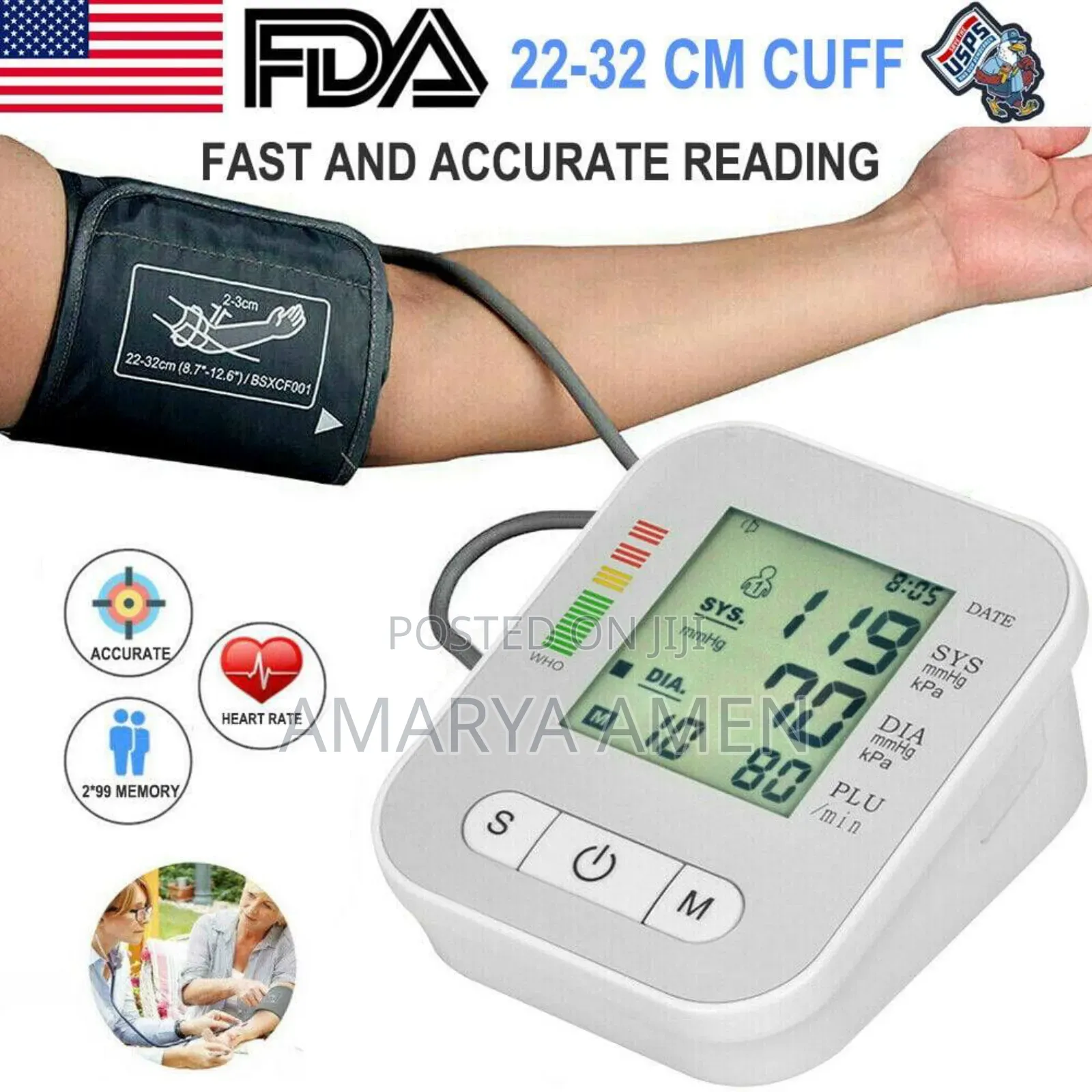 Digital Upper Arm Blood Pressure Monitor