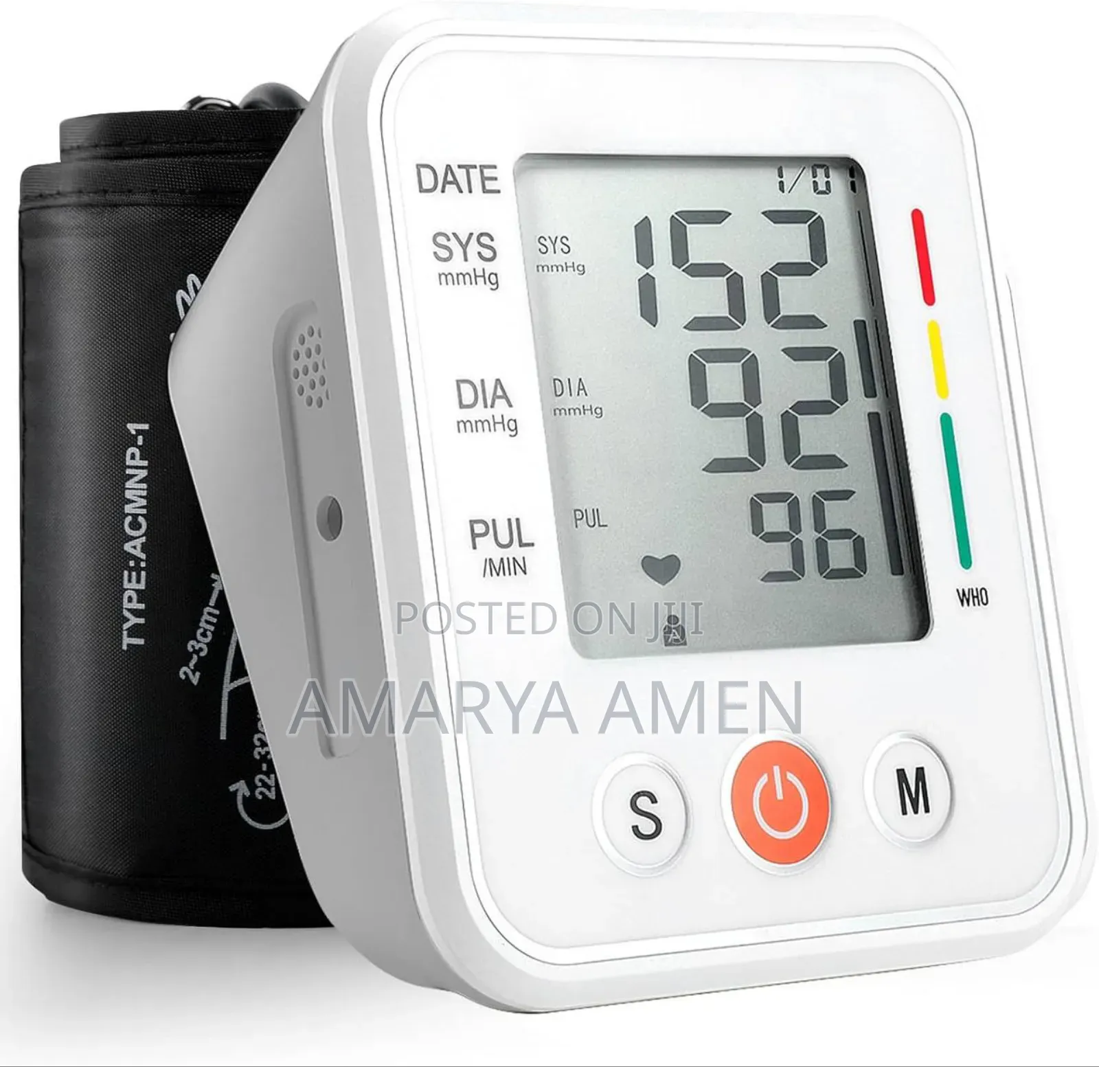 Digital Upper Arm Blood Pressure Monitor
