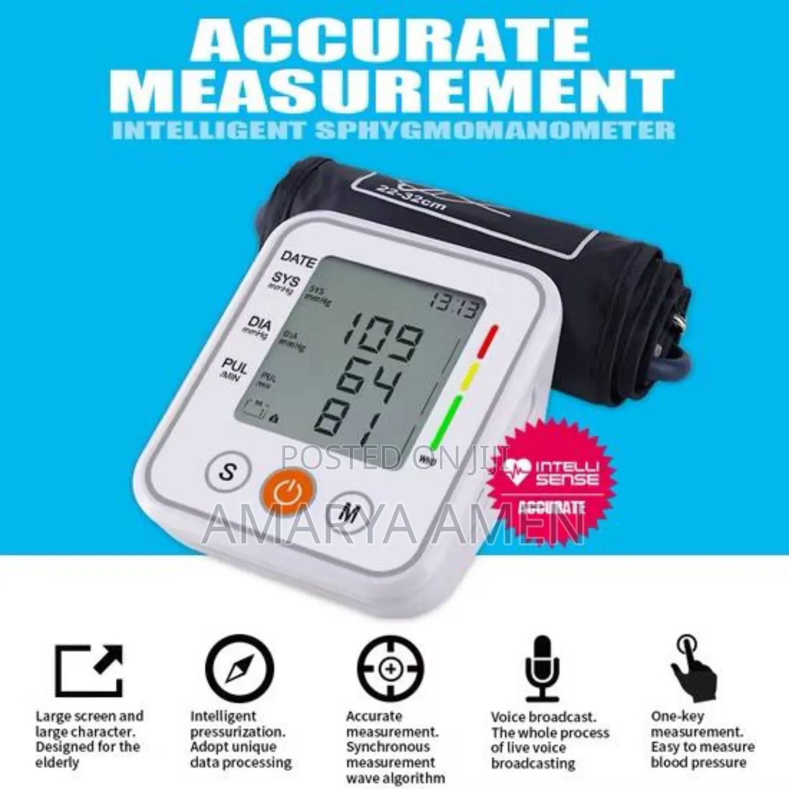 Digital Upper Arm Blood Pressure Monitor