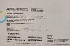 New Laptop Apple Macbook Pro 2025 M5 14-Inch 16GB Apple M5 SSD 512GB