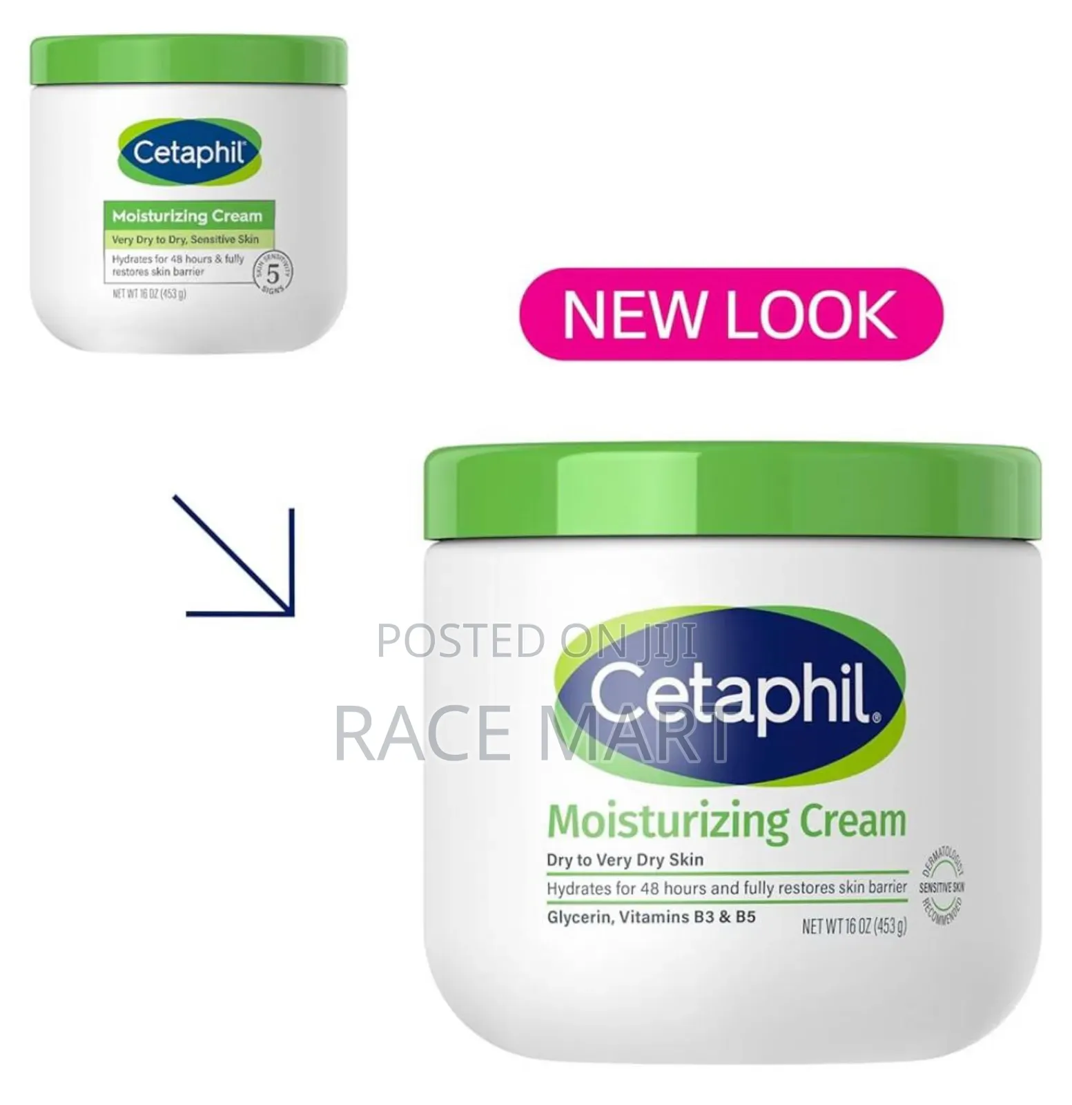 Cetaphil Face Body Moisturizer, Hydrating Moisturizing Cream