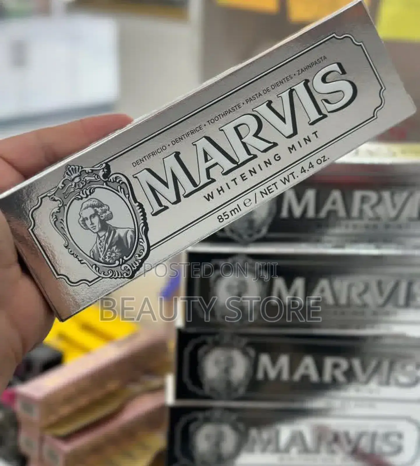 Marvis Whitening Mint Toothpaste.