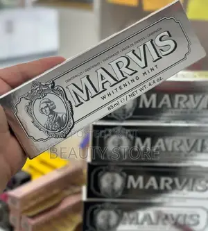 Marvis Whitening Mint Toothpaste.