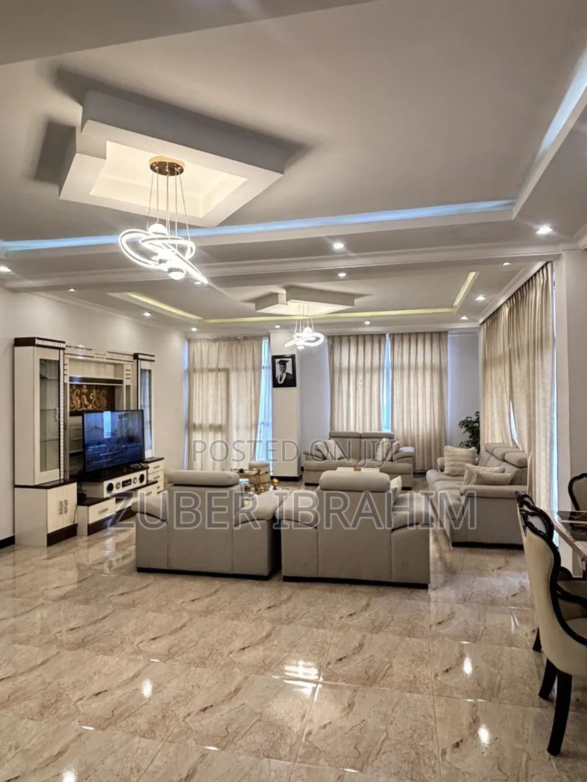 Furnished 3bdrm Apartment in Bole for rent