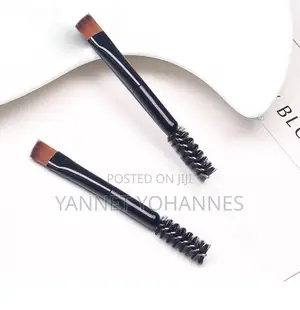 Eyebrow Brush With Spoolie Dual Angled Brow Brush