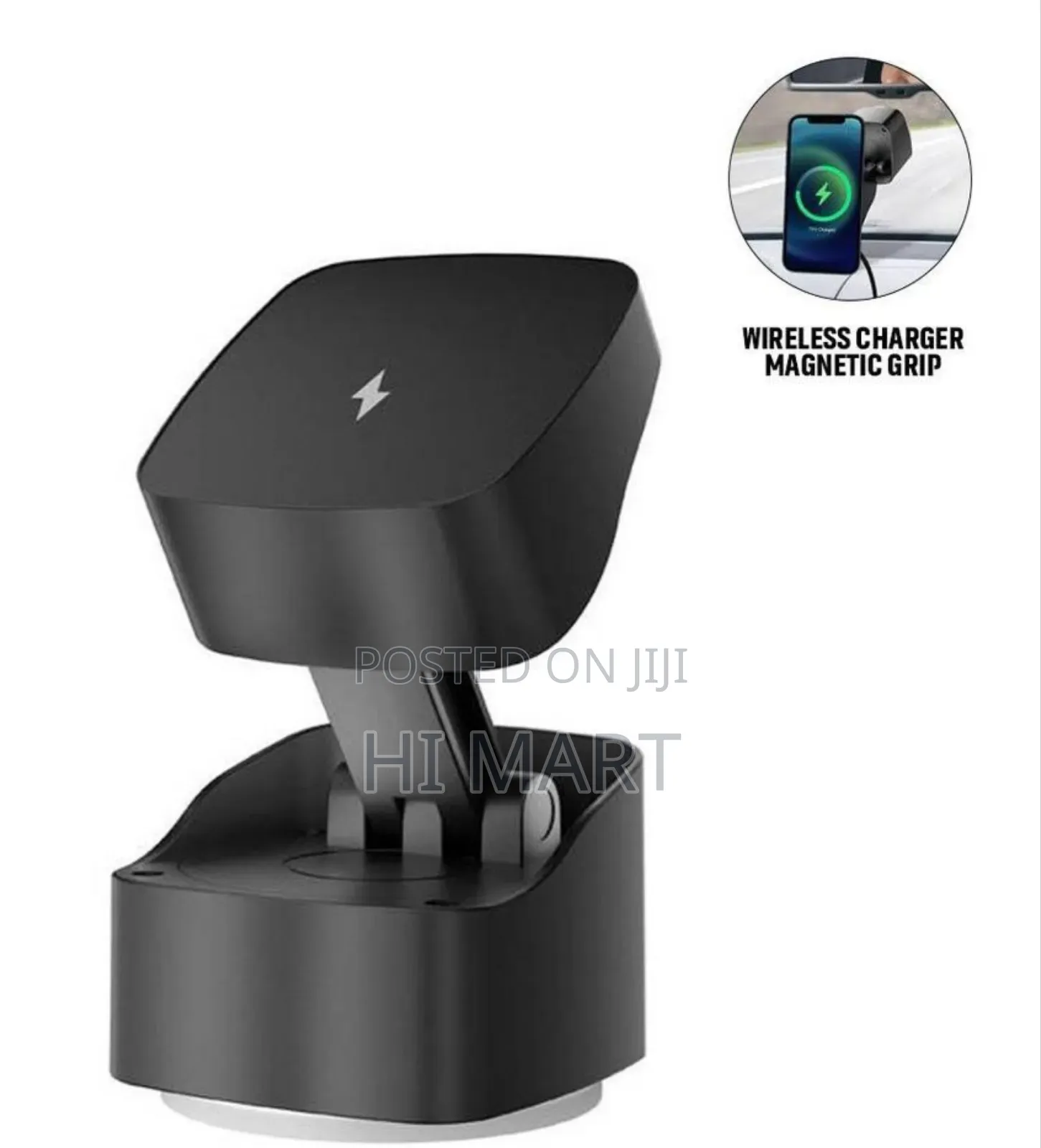 Vitron Magnetic Car Phone Holder With Wirelss Charger