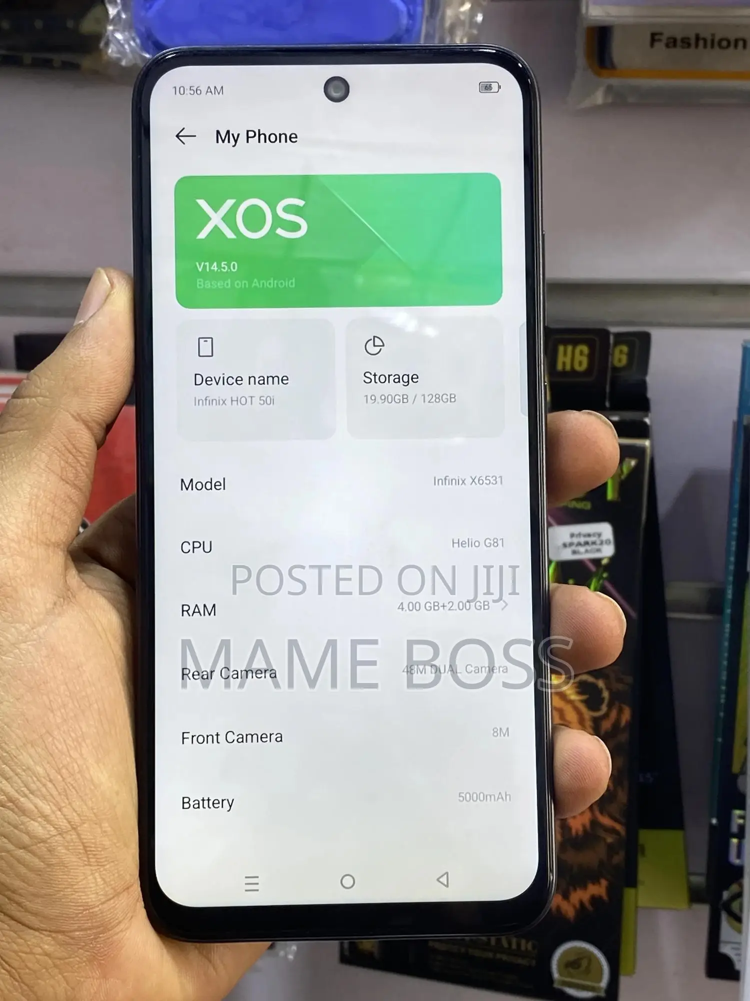 New Infinix Hot 50i 128 GB Blue