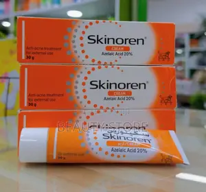 Skinoren Cream 20% Azelaic Acid, an Anti-Acne Treatment.