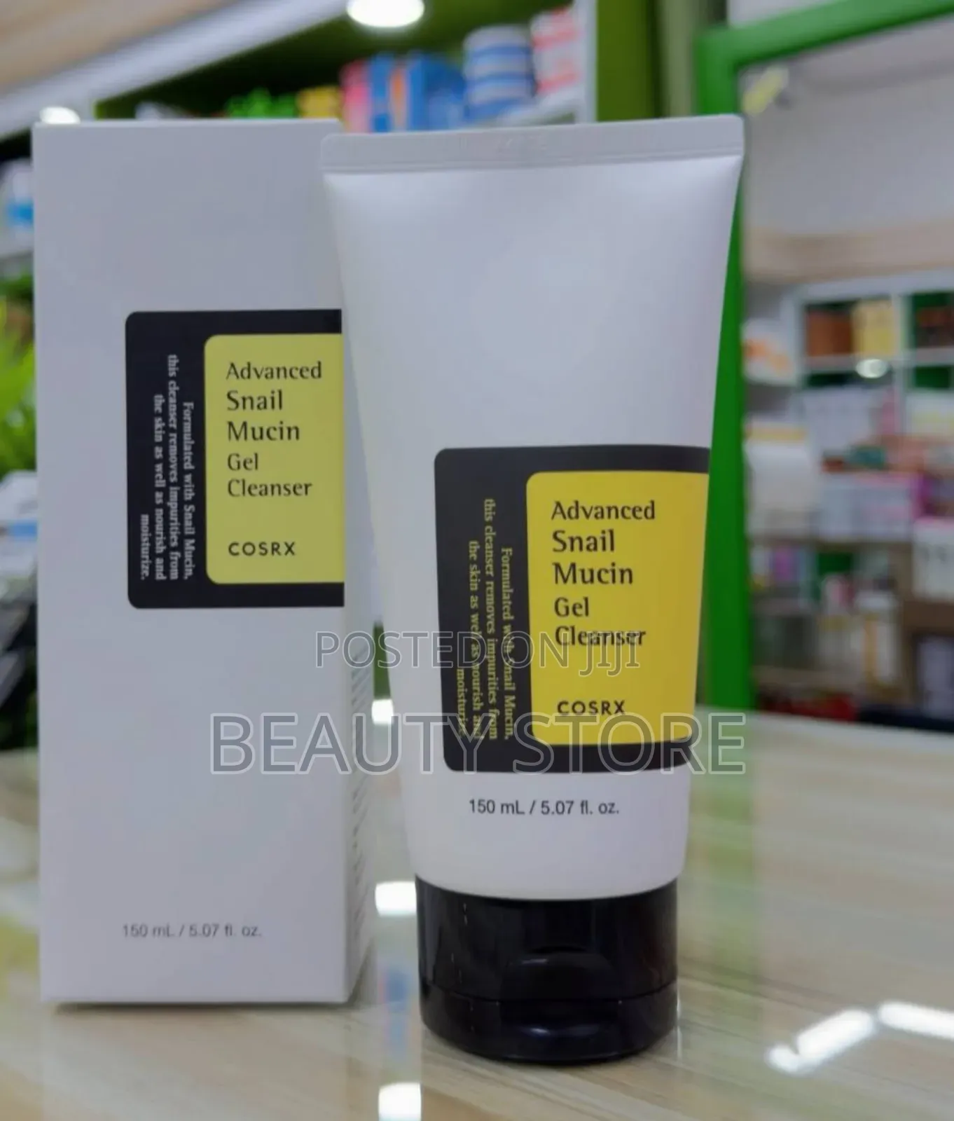 Cosrx Advanced Snail Mucin Gel Cleanser.