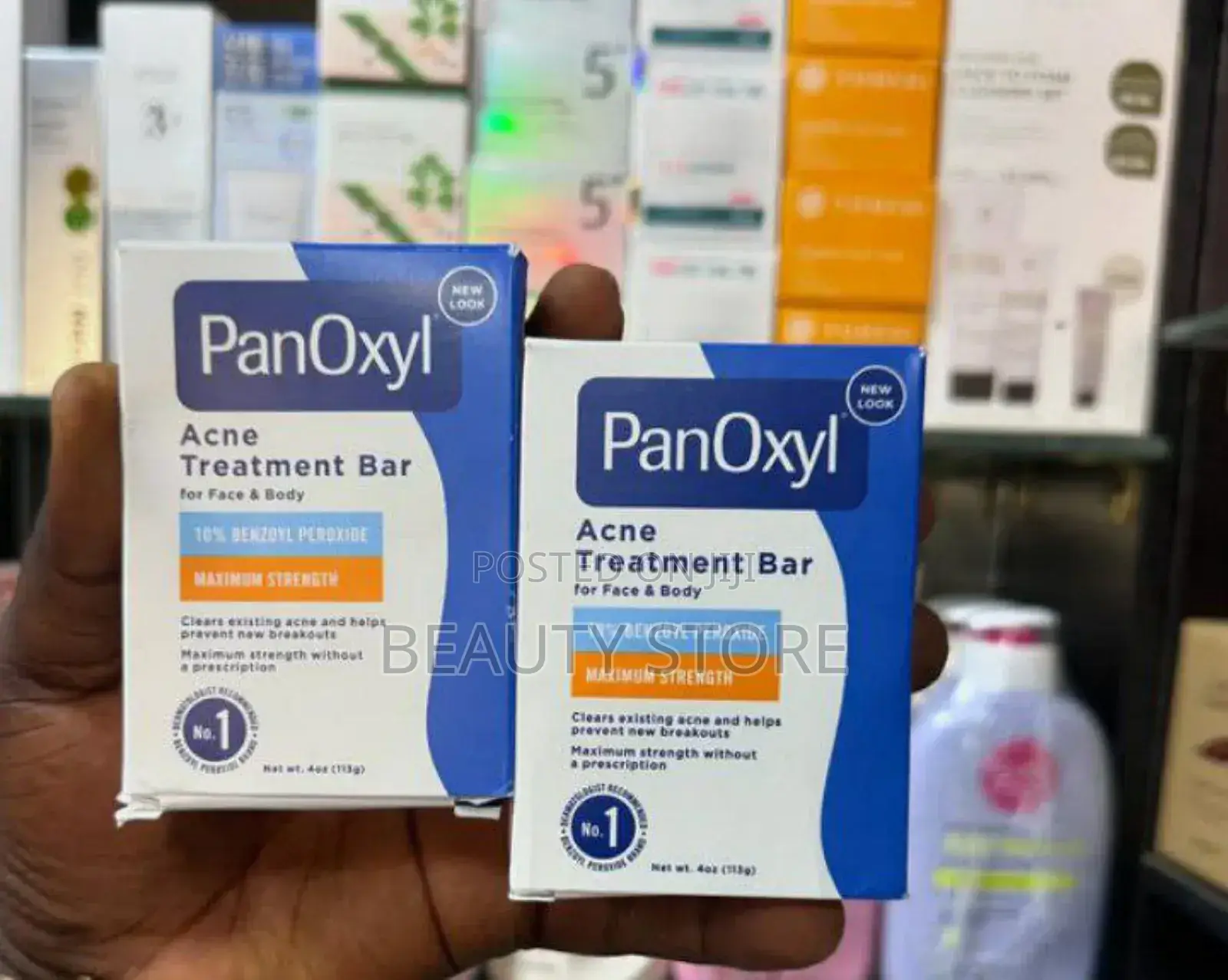 Panoxyl Acne Treatment Bar With 10% Benzoyl Peroxide.