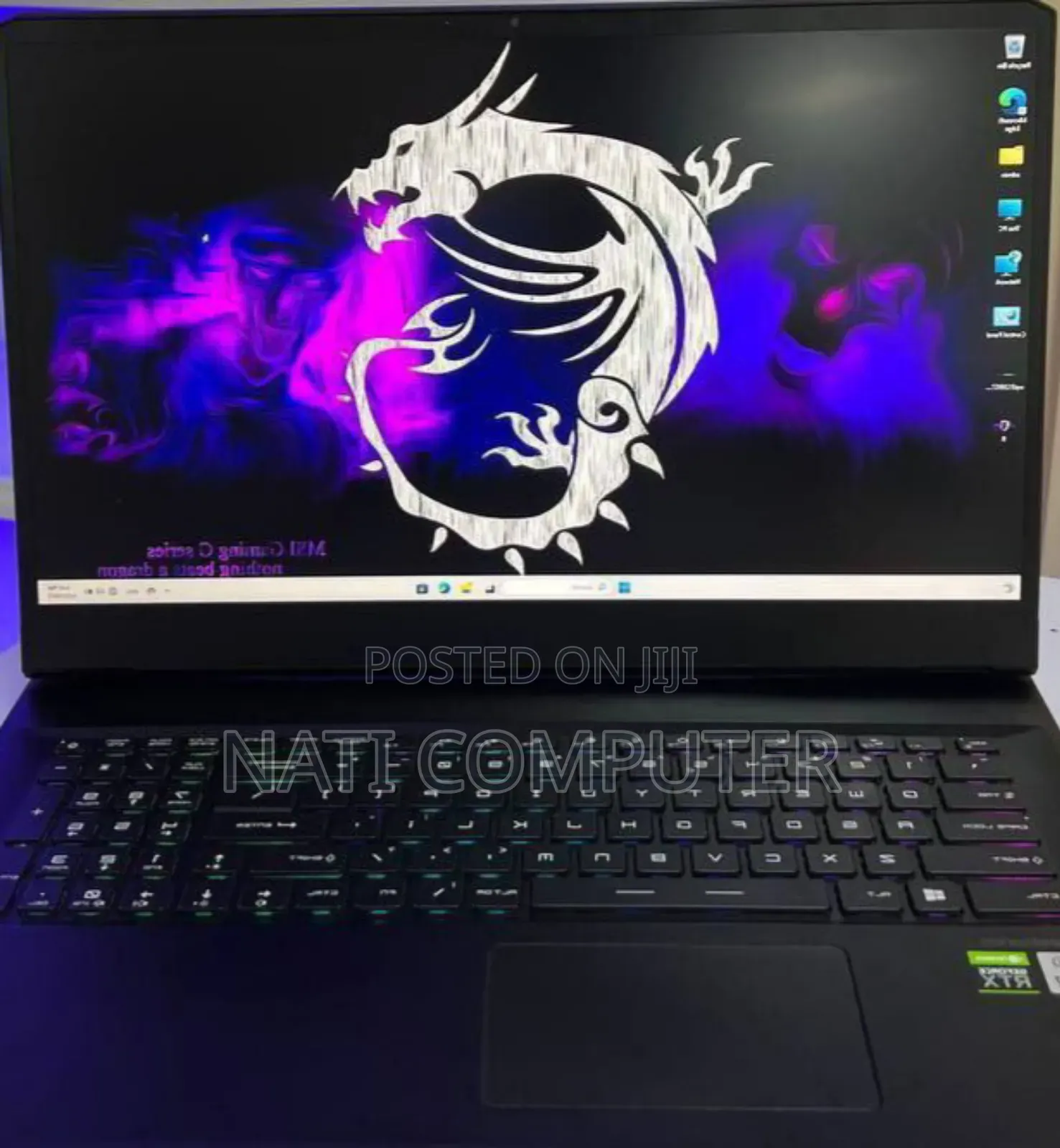 New Laptop MSI Pulse GL66 32GB Intel Core I7 SSD 1T