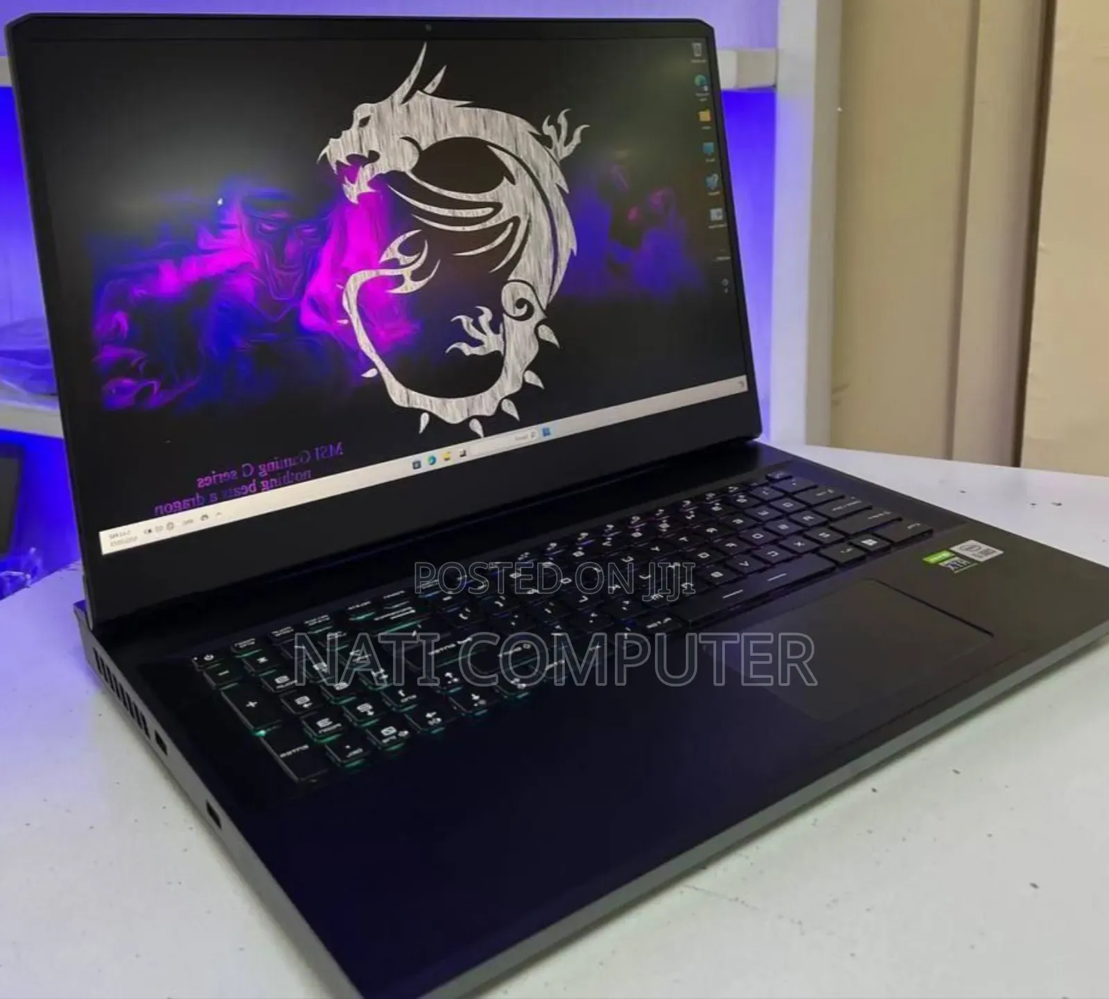 New Laptop MSI Pulse GL66 32GB Intel Core I7 SSD 1T