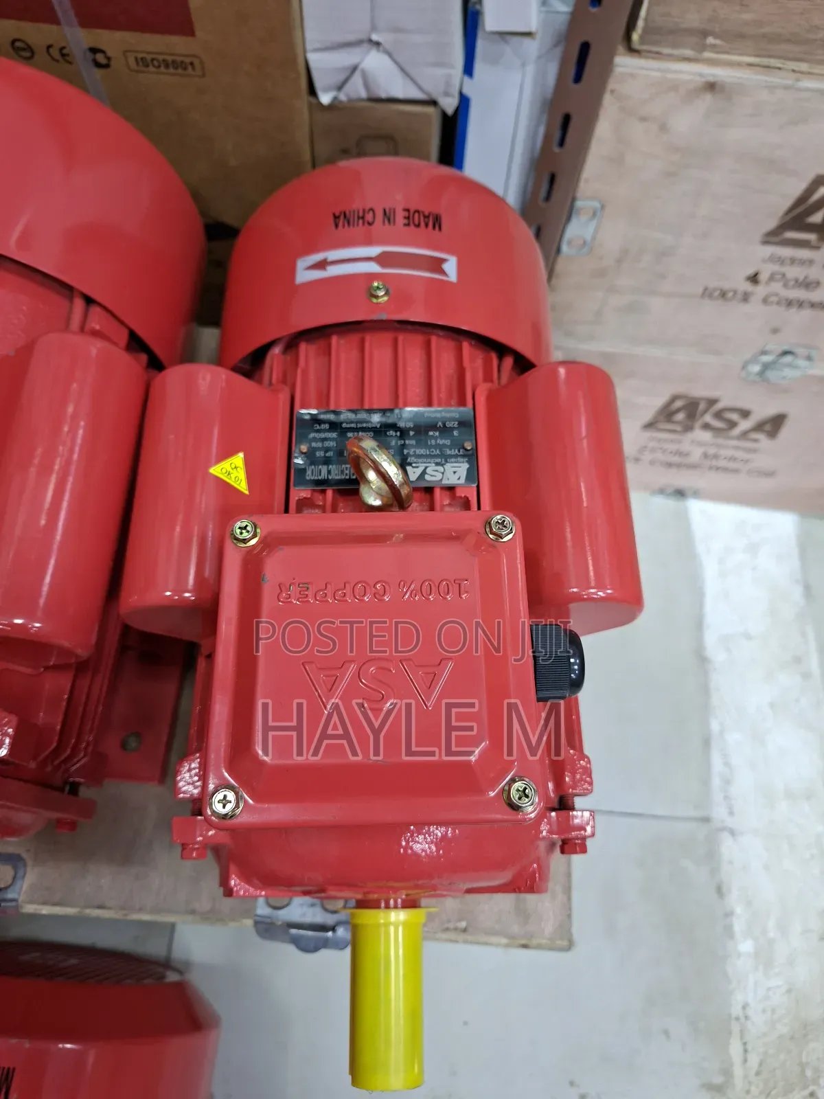 Asa Dinamo (Moter)4hp 1450rpm.220v