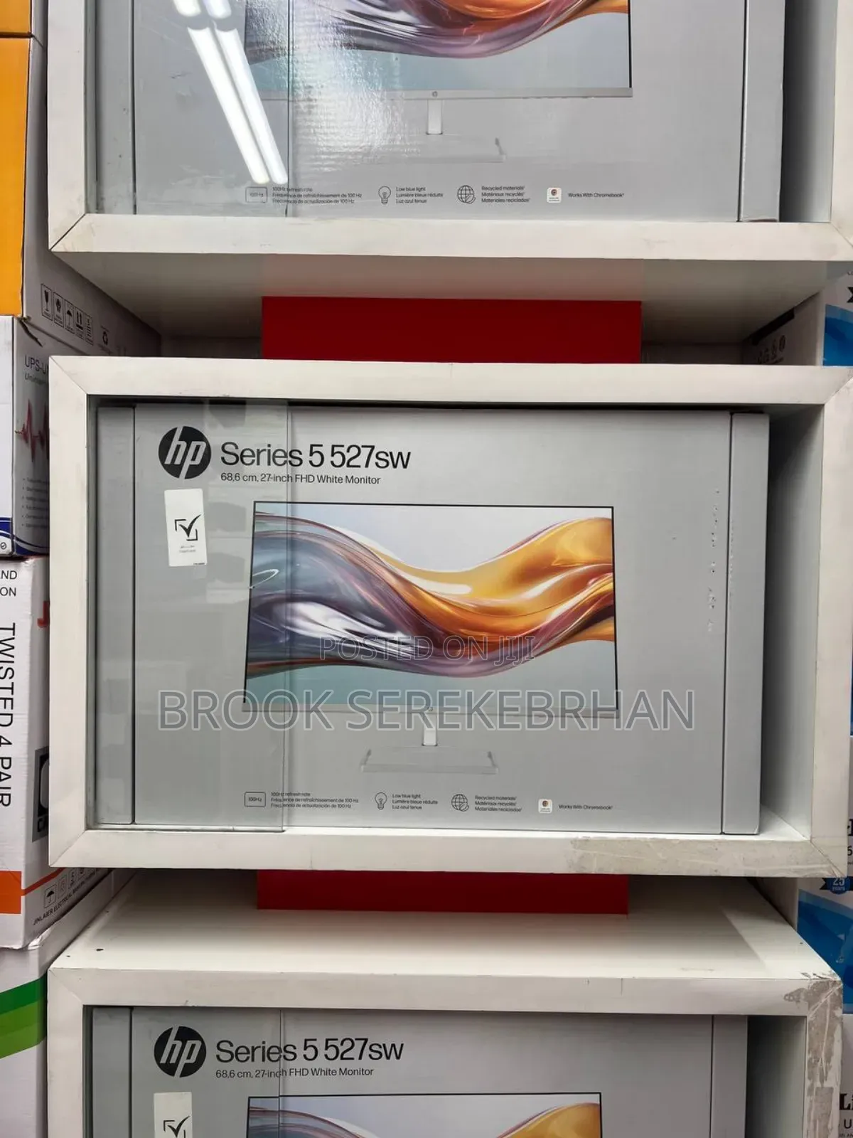 Hp Full Hd 27" White Monitor