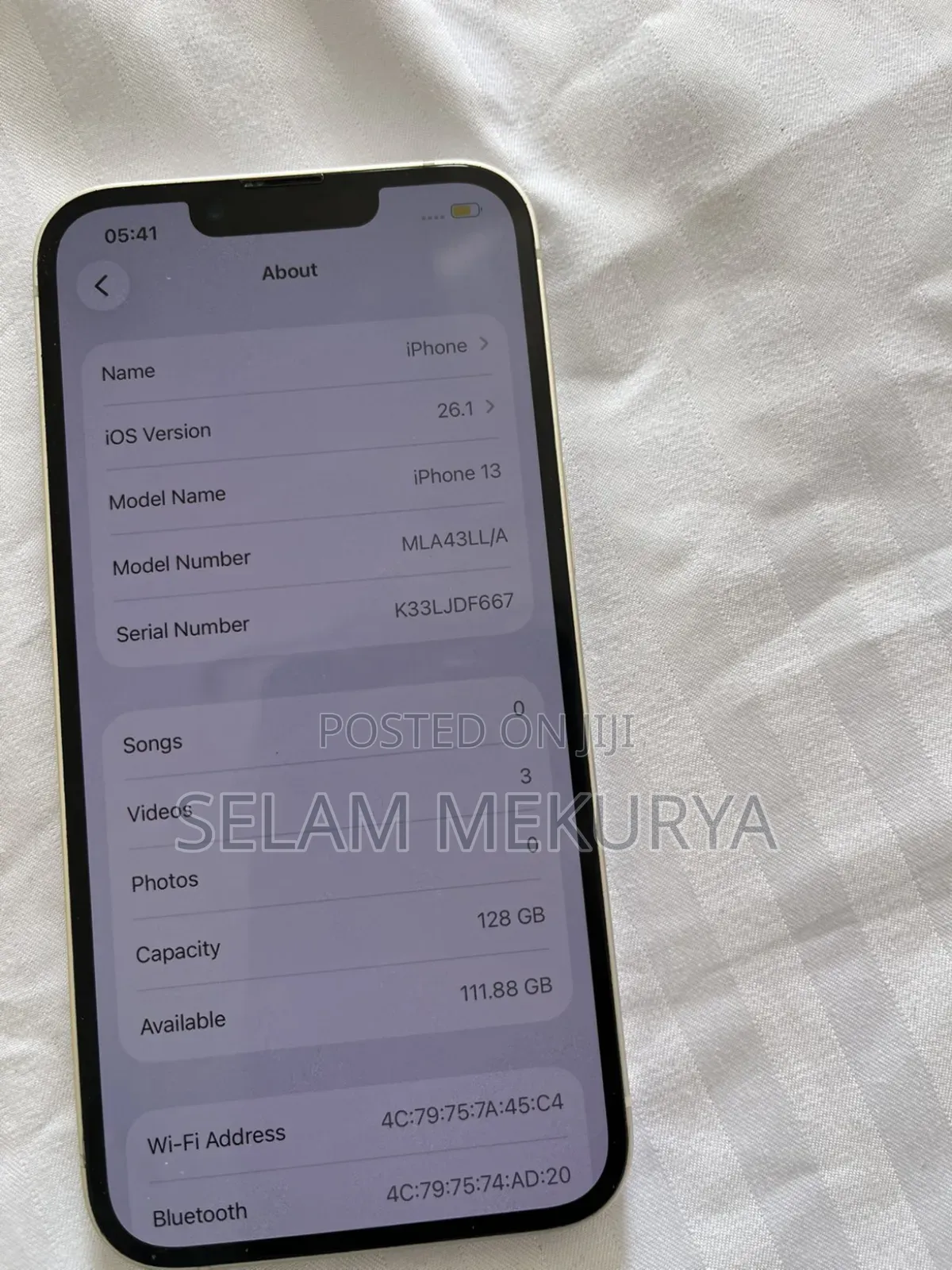 New Apple iPhone 13 128 GB Gray