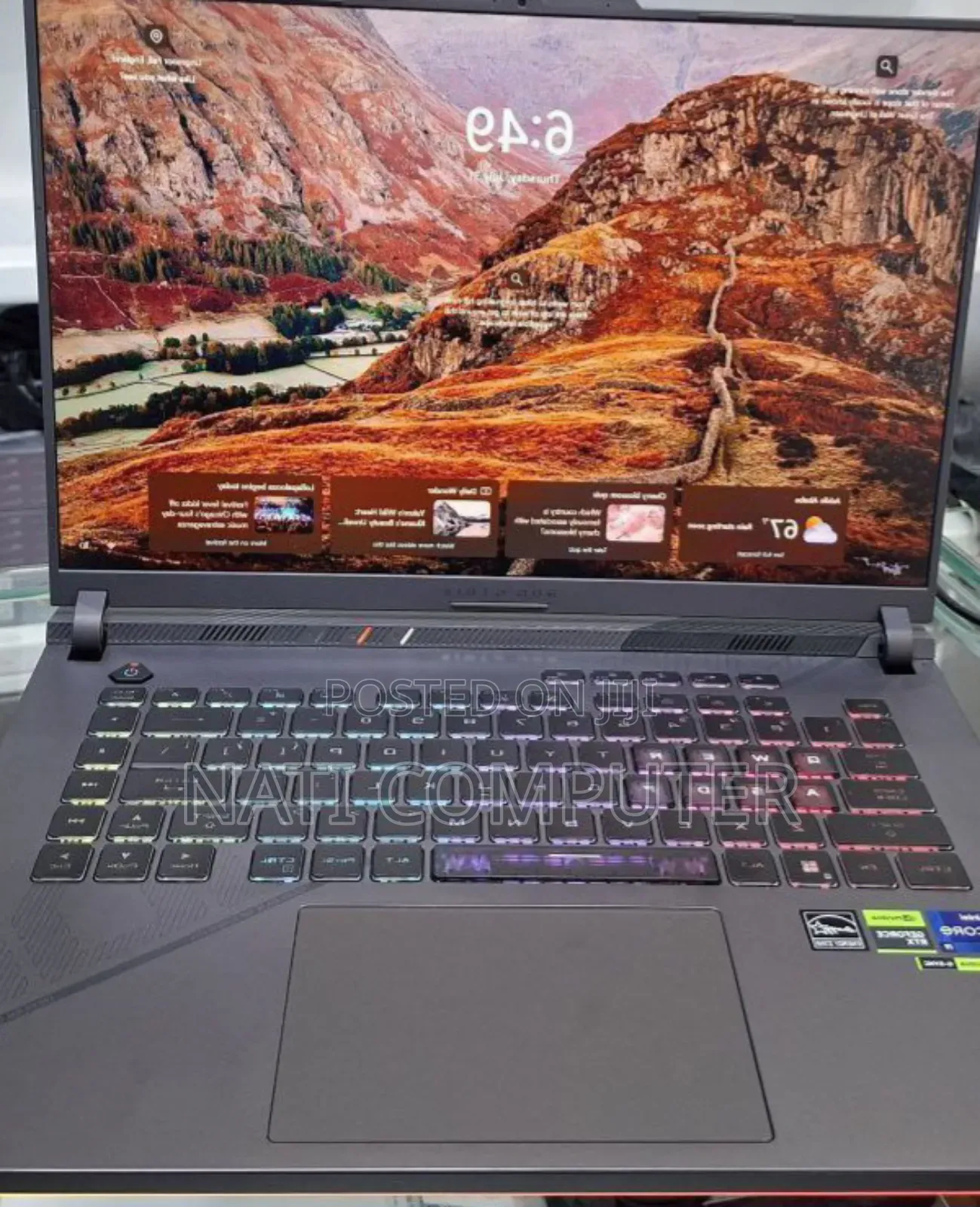 New Laptop Asus ROG Strix G16 G614 16GB Intel Core I9 SSD 1T