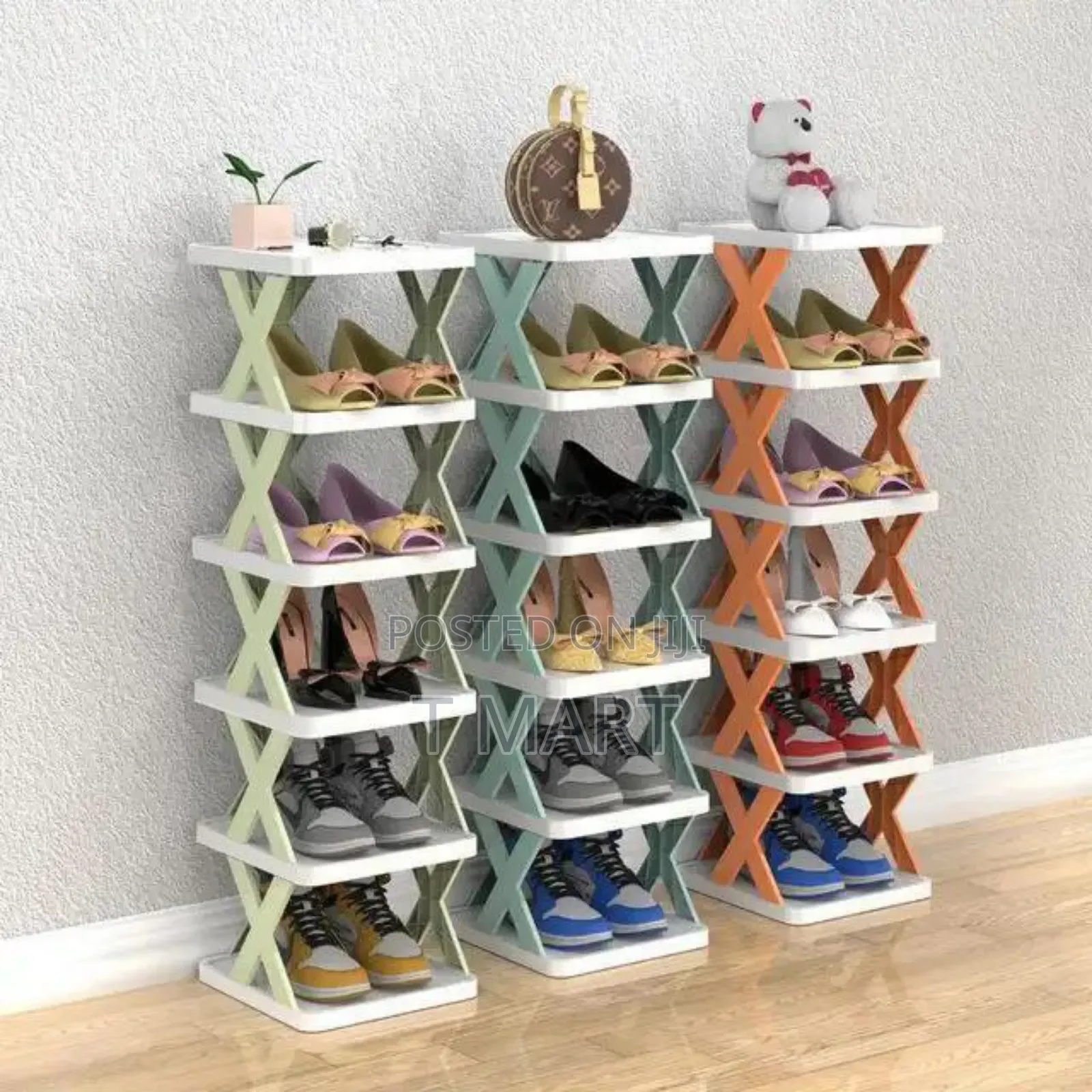 Six Layer Folding Shoe Rack