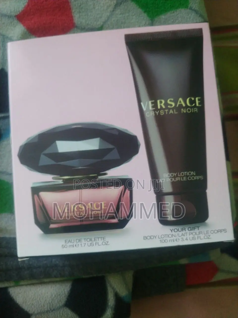Orginal Versache Crystal Noir With Lotion 100ml