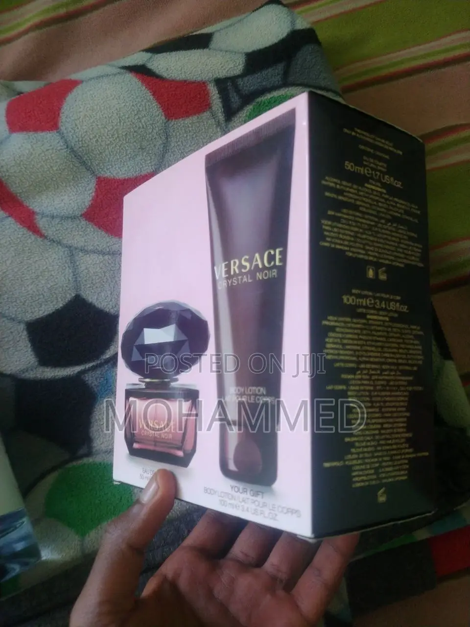 Orginal Versache Crystal Noir With Lotion 100ml