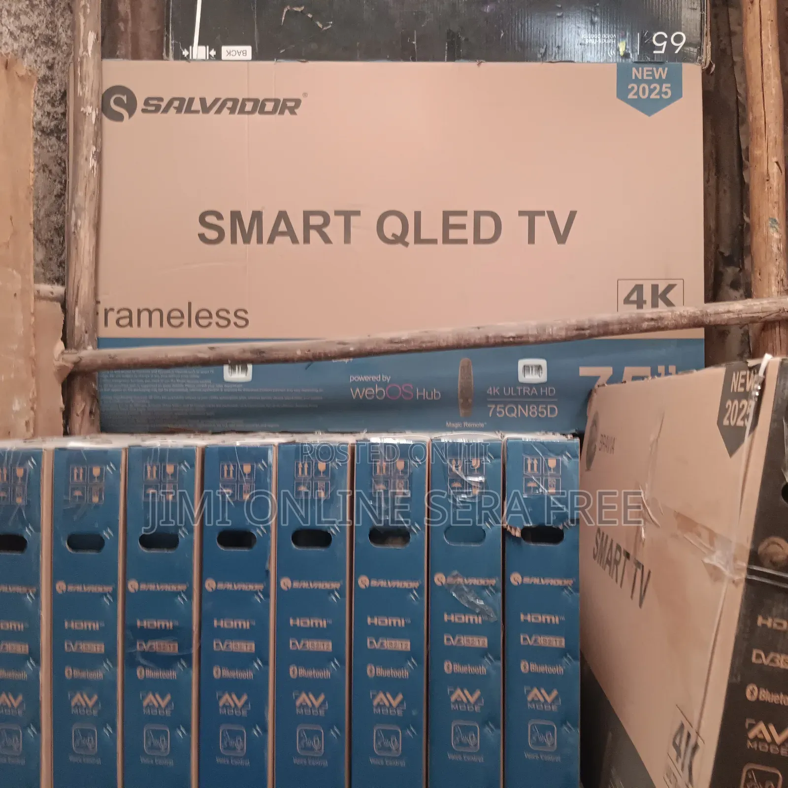 Salvadoor Smart Tv 65 Inch Andraid Framless 2025 Mode