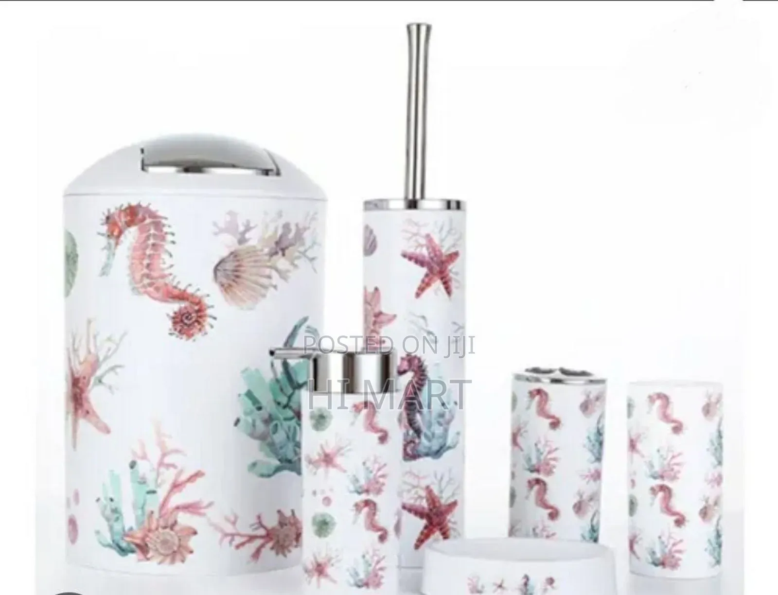 6pcs Colour Full Bathroom Set