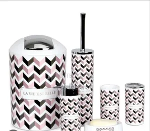 6pcs Colour Full Bathroom Set