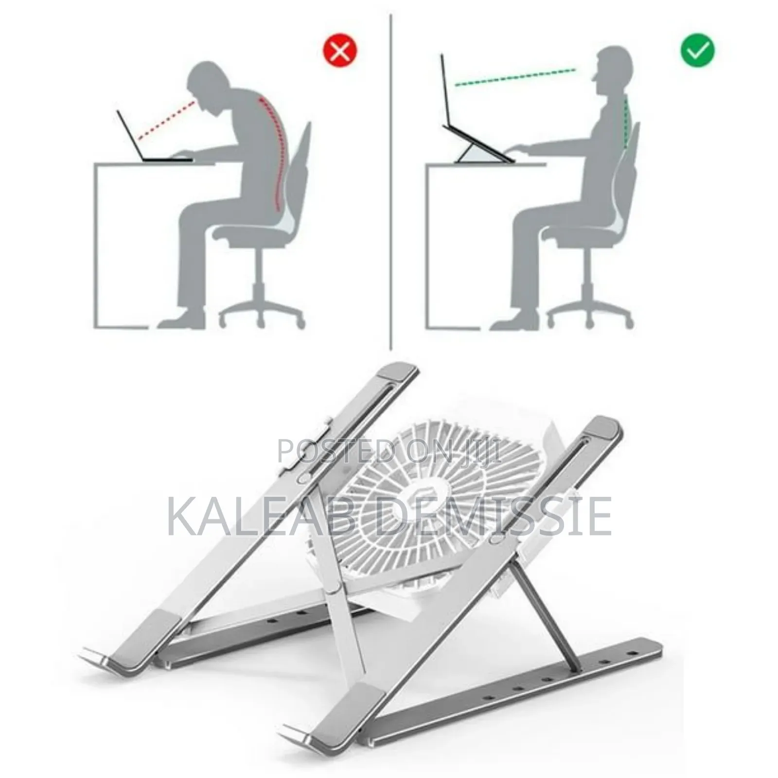 Mini Laptop Stand With Fan