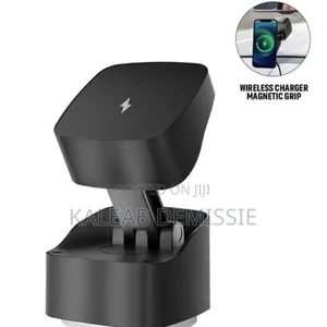 Virton Magnetic Car Phone Holder and 15w Wireless Charger