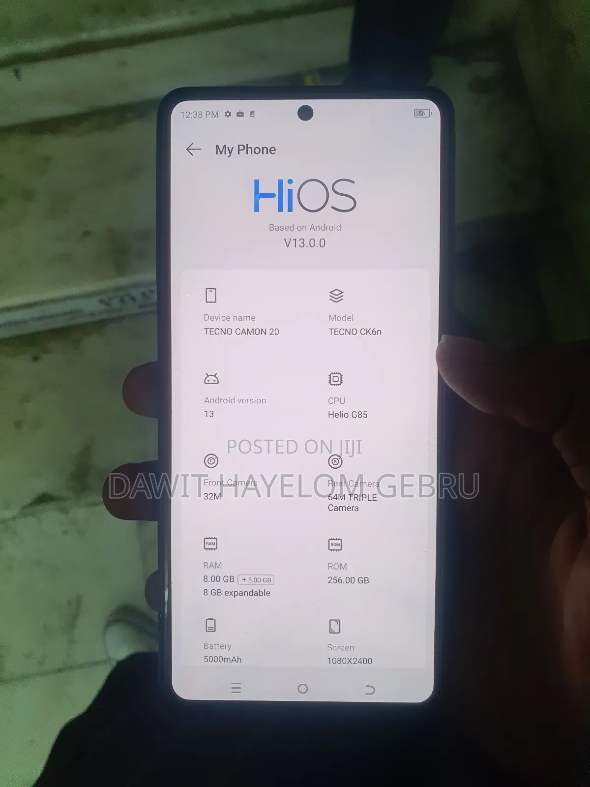 Tecno Spark 20 256 GB Black