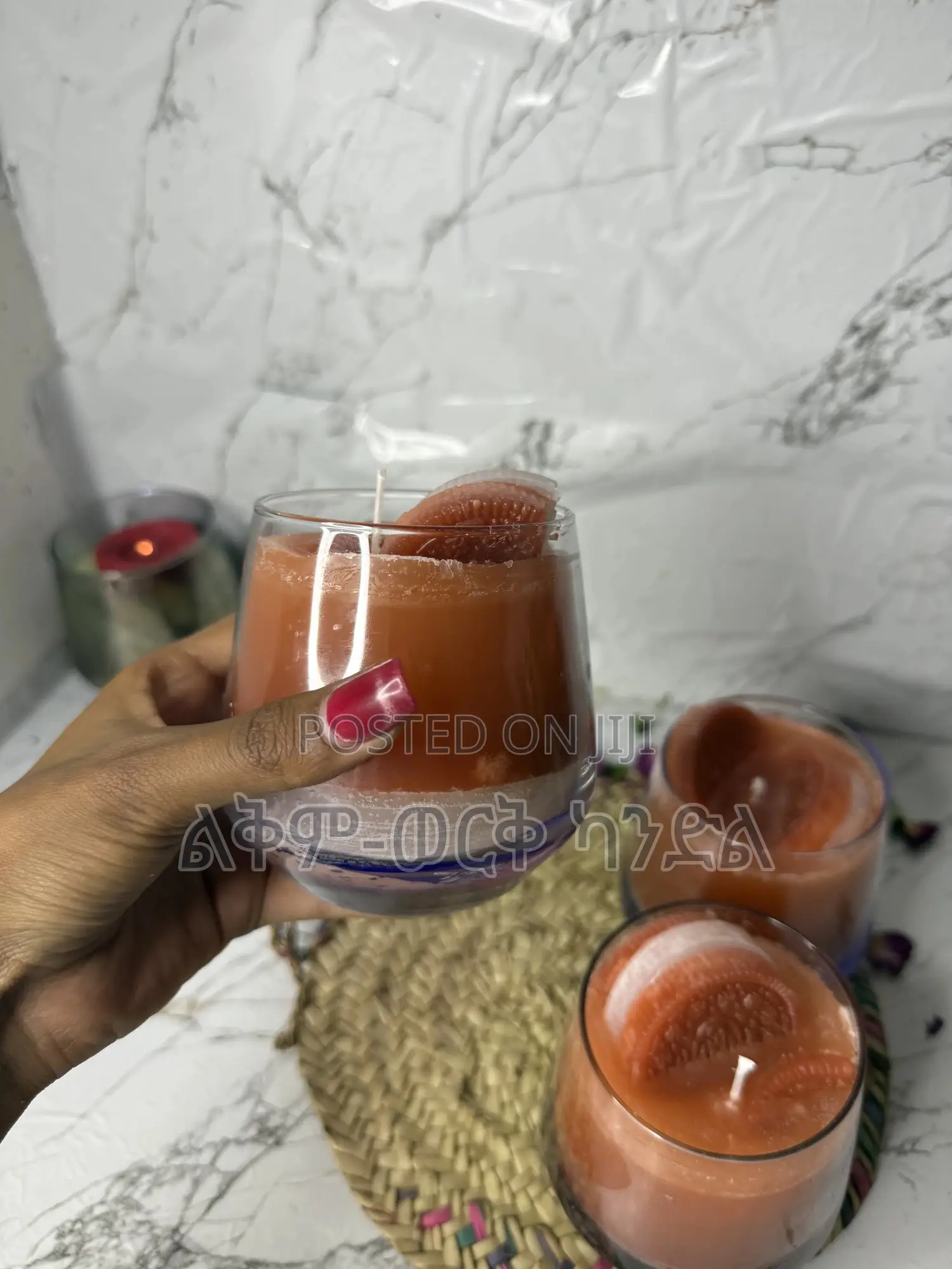 Oreo Cookie-Style Candle