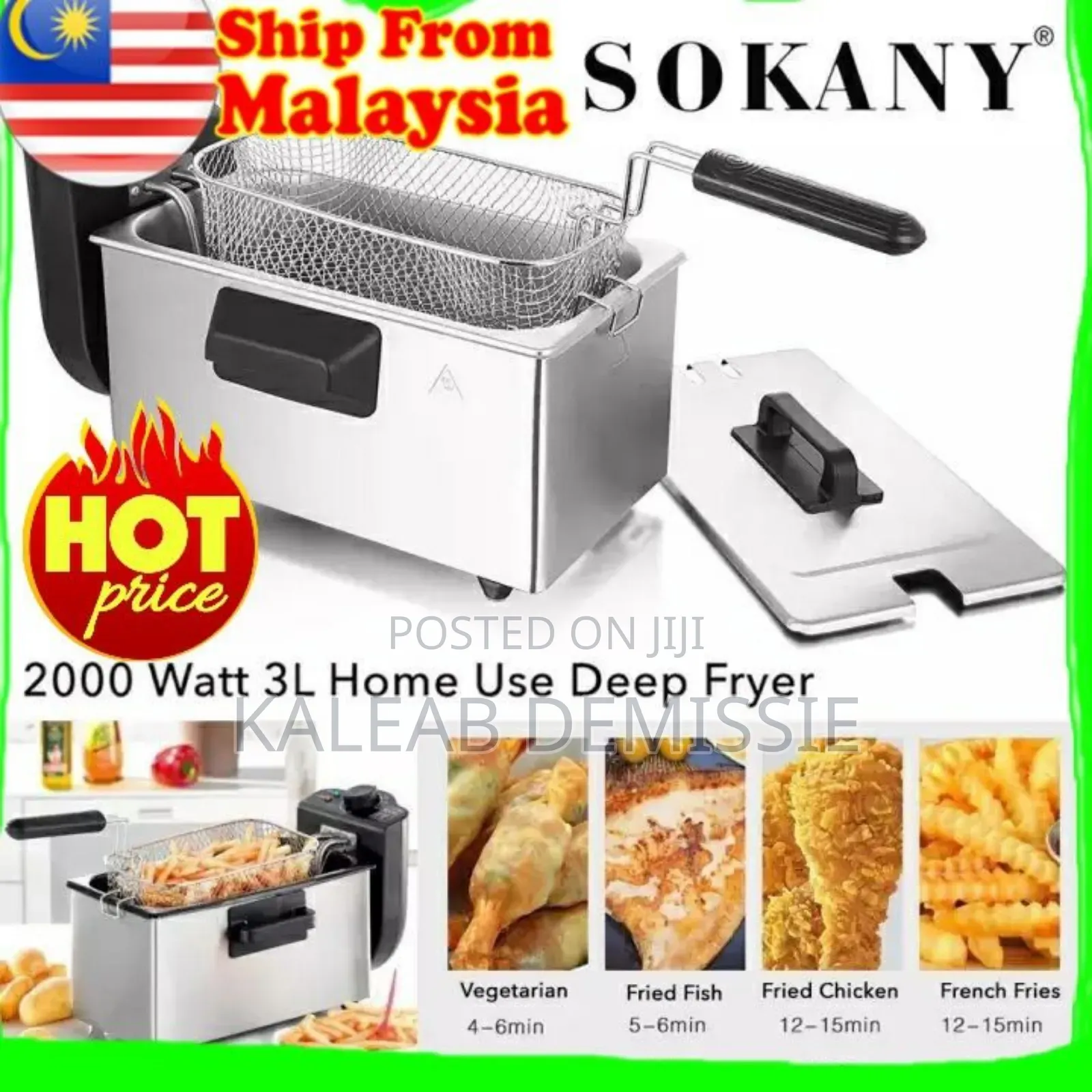 Sokany Deep Oil Fryer