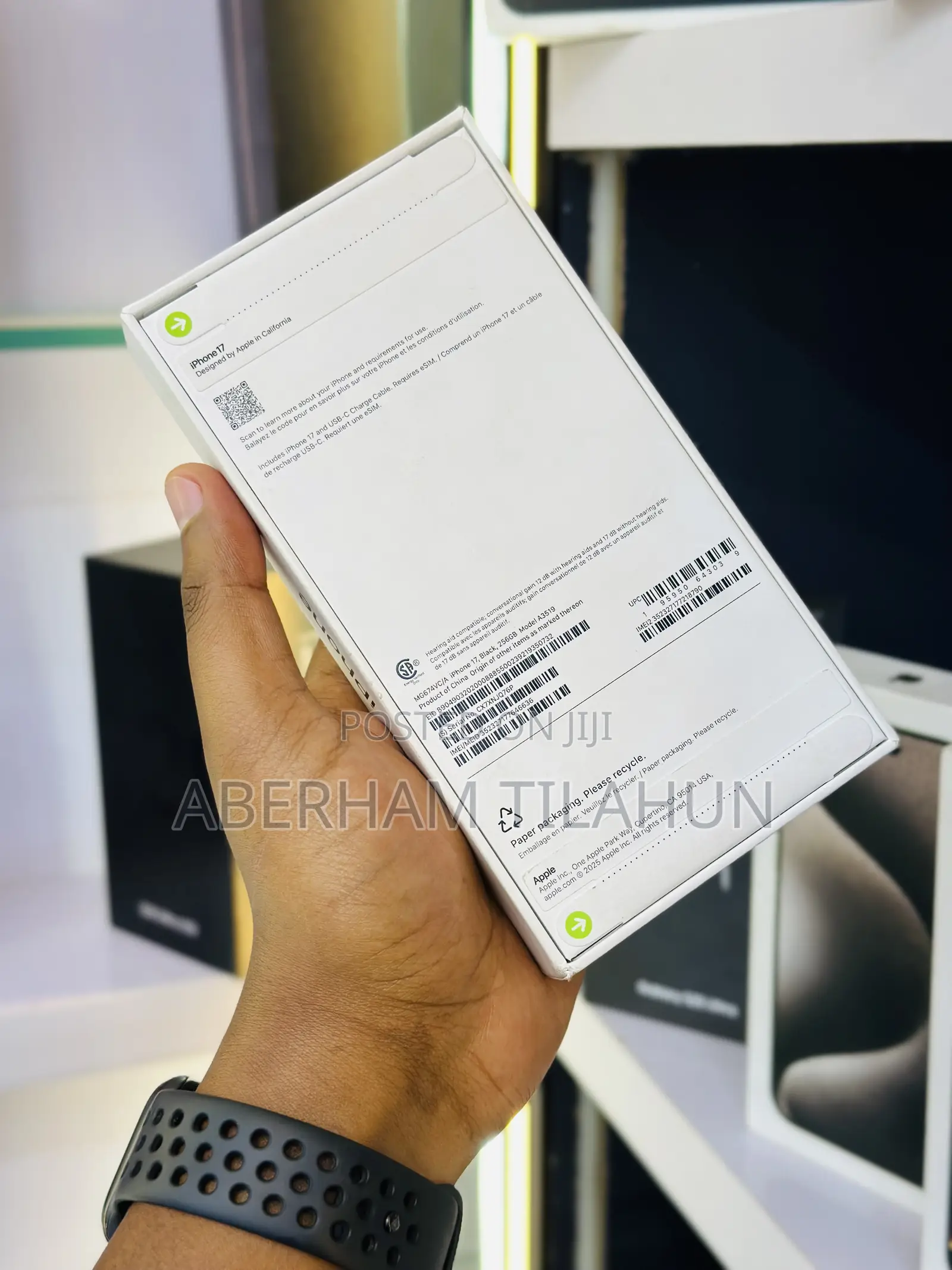 New Apple iPhone 17 256 GB Black