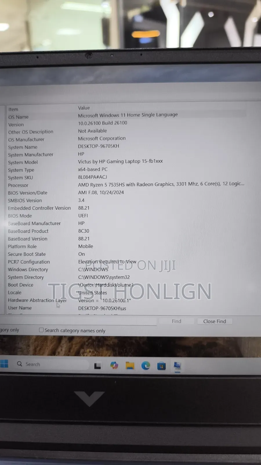 New Laptop HP Victus 15 16GB AMD Ryzen 7 SSD 512GB