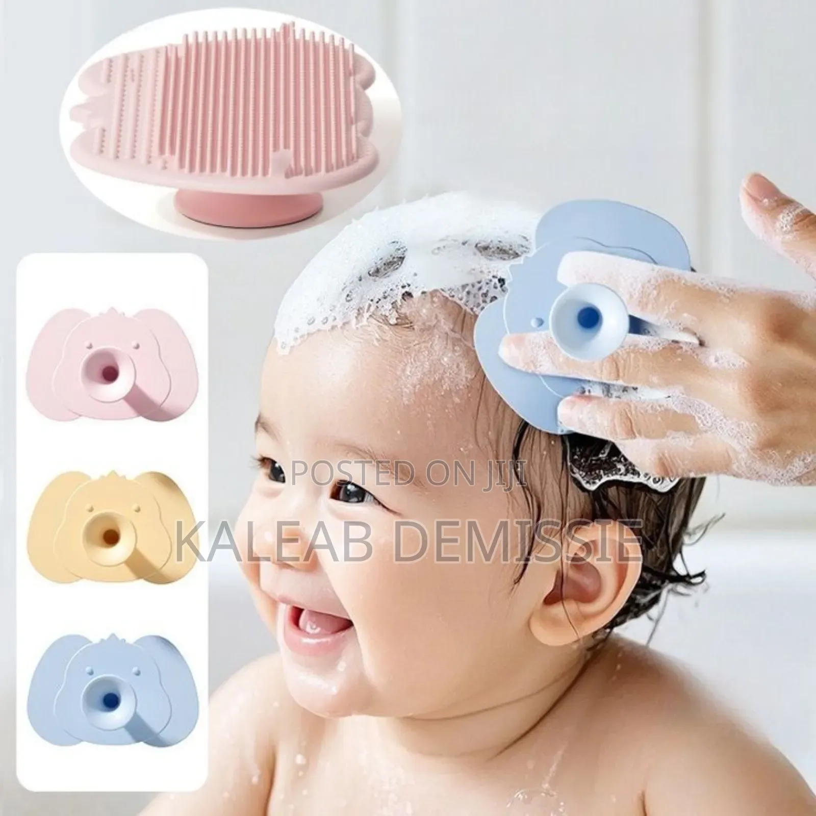 Baby Bath Silicone Cradle Cap Brush