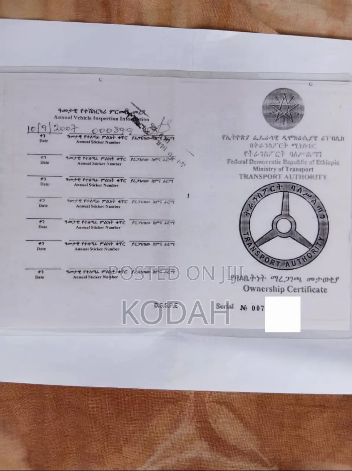 Heavy-Duty Cargo Truck for Sale – Repairable – With Libre Plate