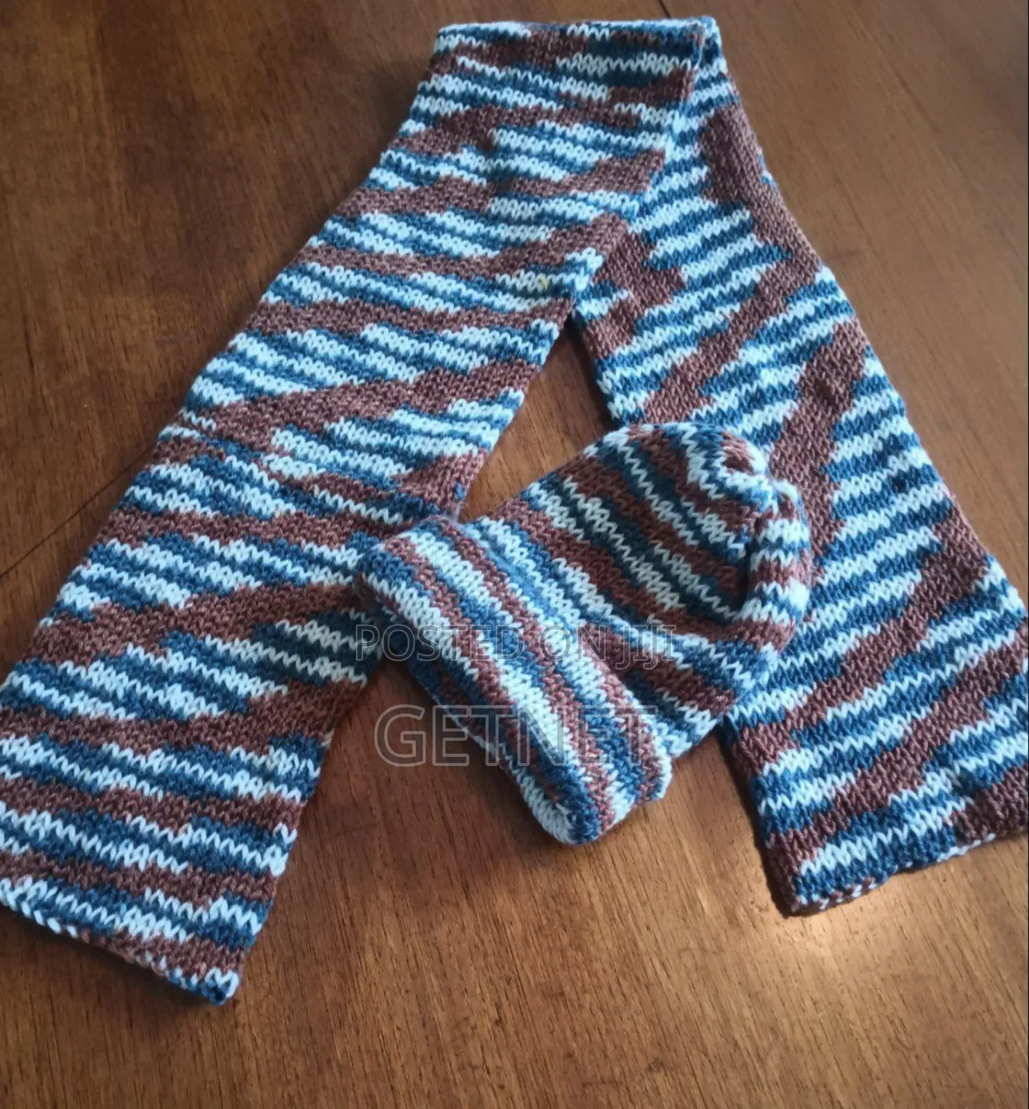 Hand Made Scarf With Hat