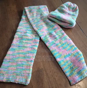 Hand Made Scarf With Hat