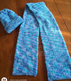 Hand Made Scarf With Hat
