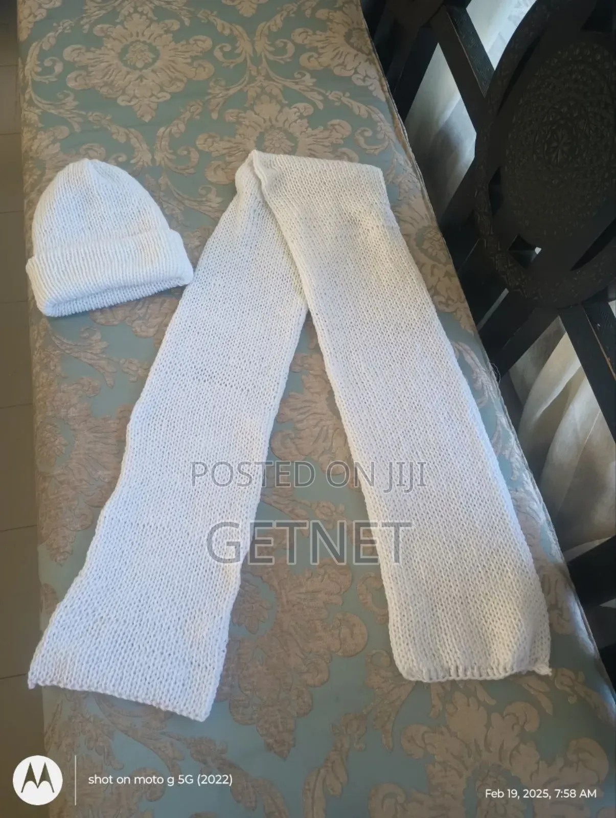 Hand Made Scarf With Hat