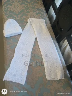 Hand Made Scarf With Hat