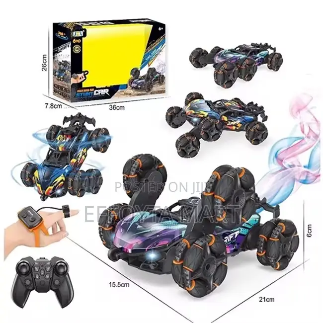 Alloy Spray Music Lighting Rc Stunt Car (360° Drift)